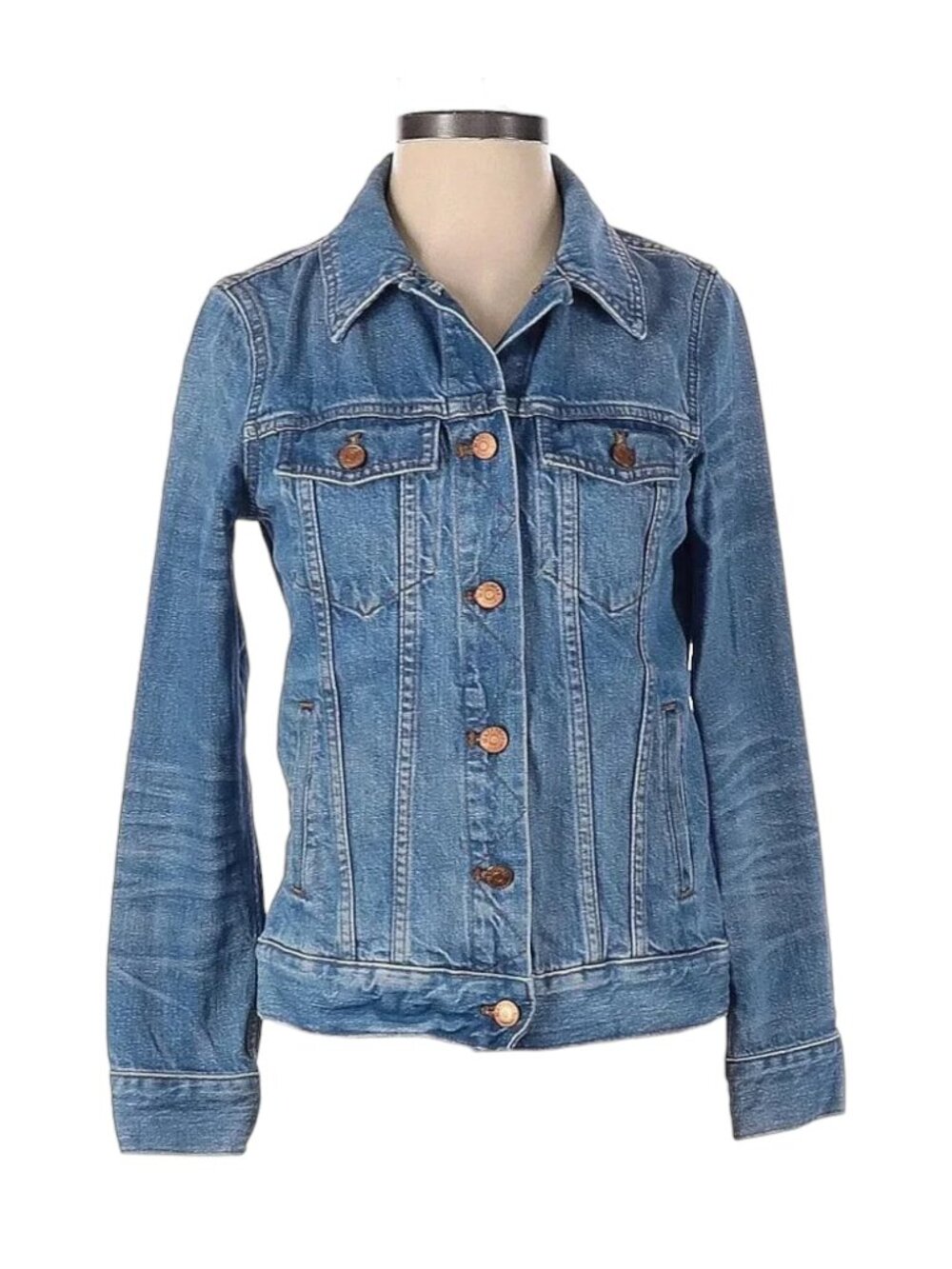 Madwell 100% Cotton Light Denim Basic Jean Jacket - Size Small
